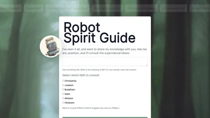 Robot Spirit Guide